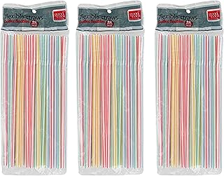 Good Cook Flexible Drinking Straws, 50 Count (Pack of 3)