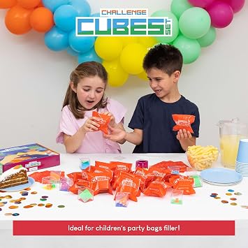 BONNYCO Brain Teaser Puzzles Pack of 30 Cubes for Party Favors for Kids