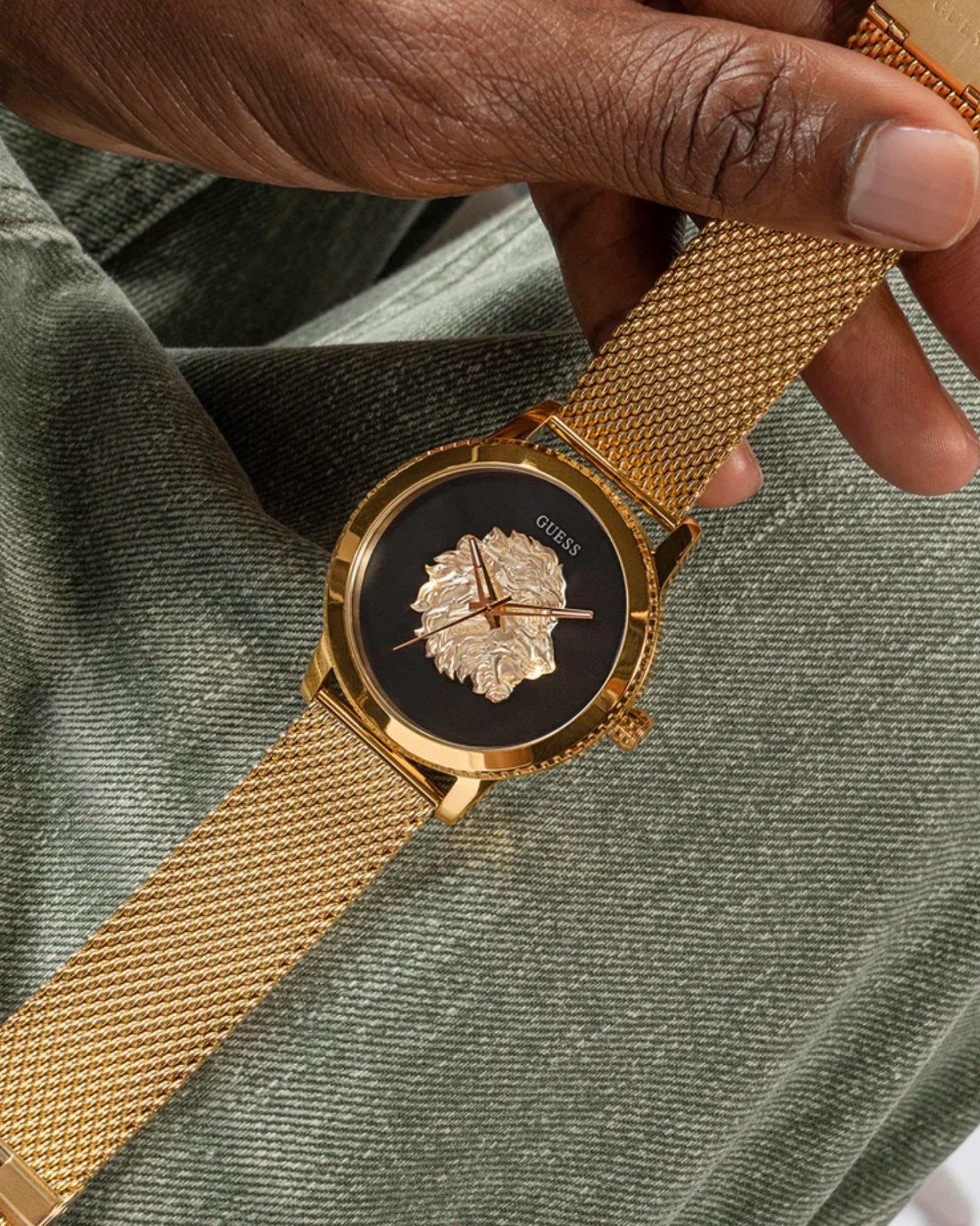 Guess Reloj GW0702G1, Dorado, Clásico