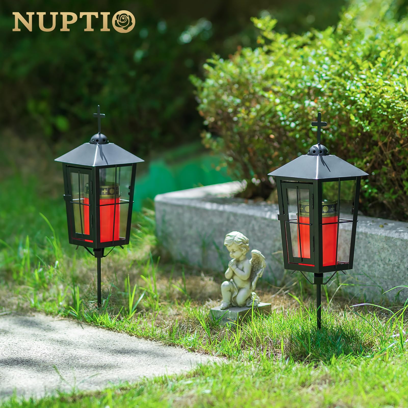 NUPTIO Lanterna da Tomba Cimitero Resistente