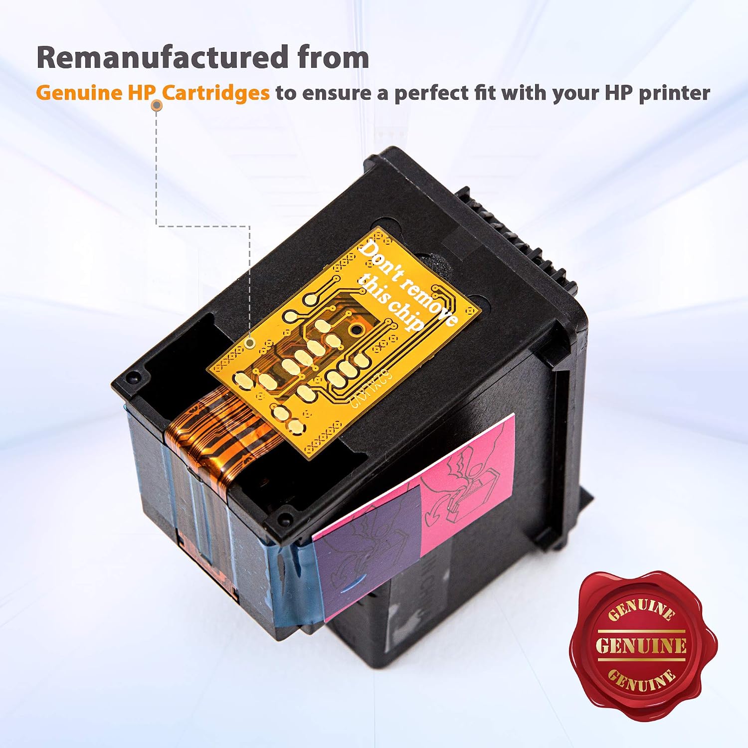 Best Seller Kolorit Remanufactured HP 62 XL Inkjet Cartridge for HP Envy 5540 5640 5660 7640 8000 Officejet 5740 8040 Officejet Mobile 200 250 258 Printer Series (2 Pack, Black-2)