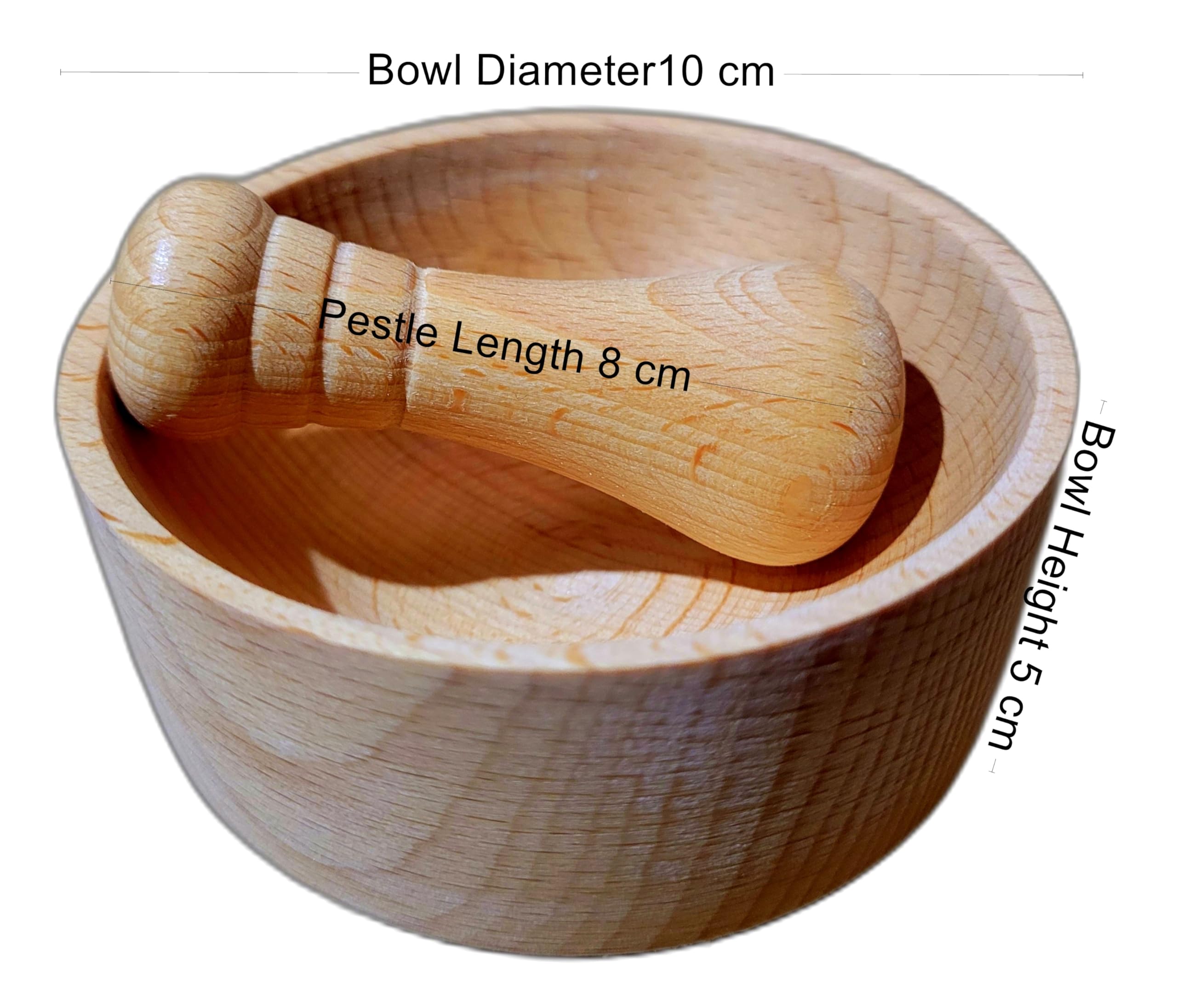 M02 - Molinillo de madera natural con molinillo de hierbas