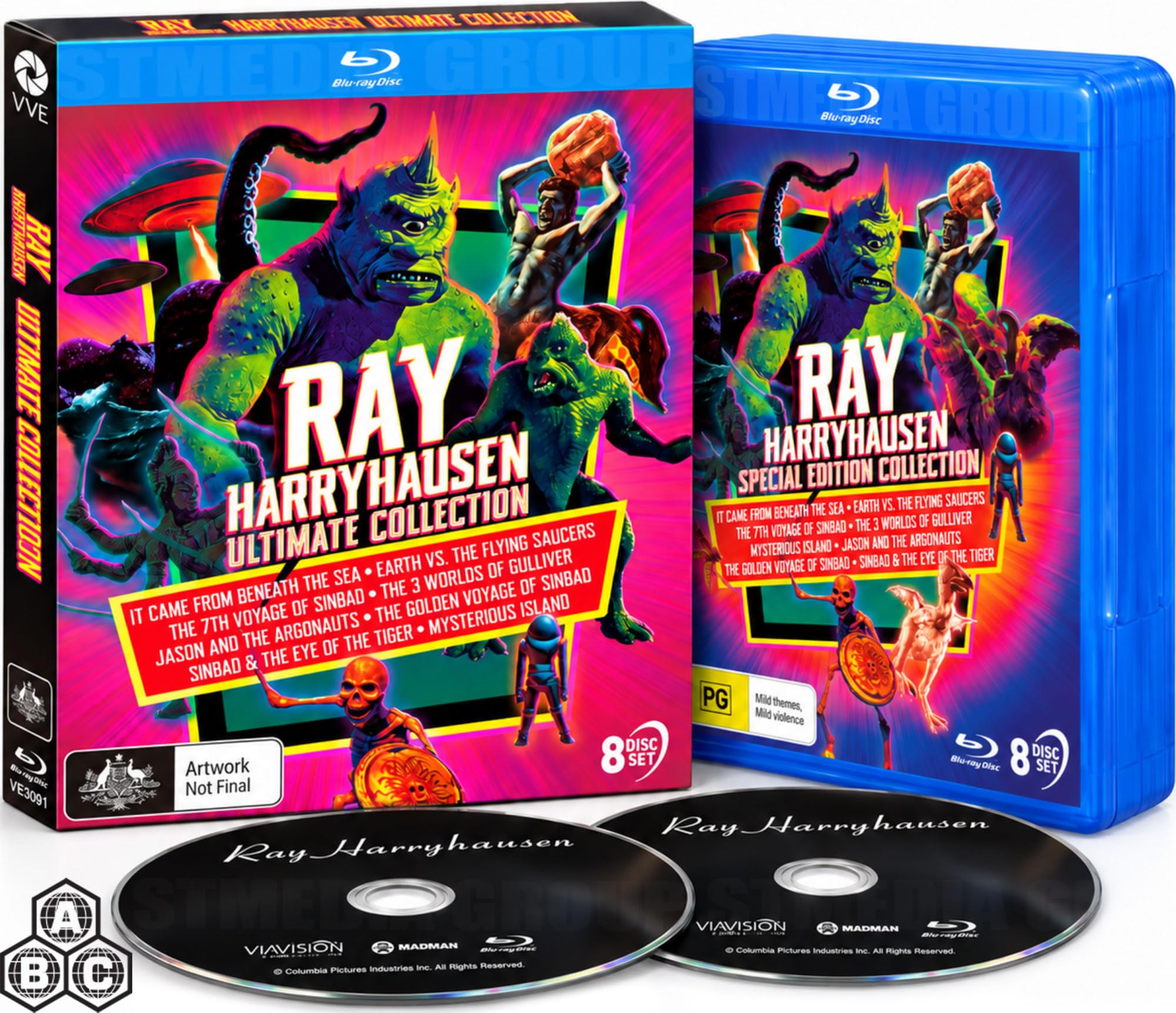 Amazon.com: Ray Harryhausen Collection (1955-1977) [8 Movies] [Blu
