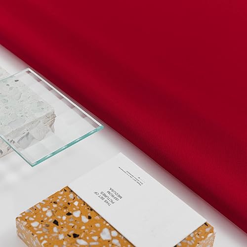 Miniatura 6 de Home Brilliant Manteles rojos para mesas rectangulares, mantel para mesas de 6 pies, para fiestas, bufé, picnic, campamento, vacaciones, fiesta de