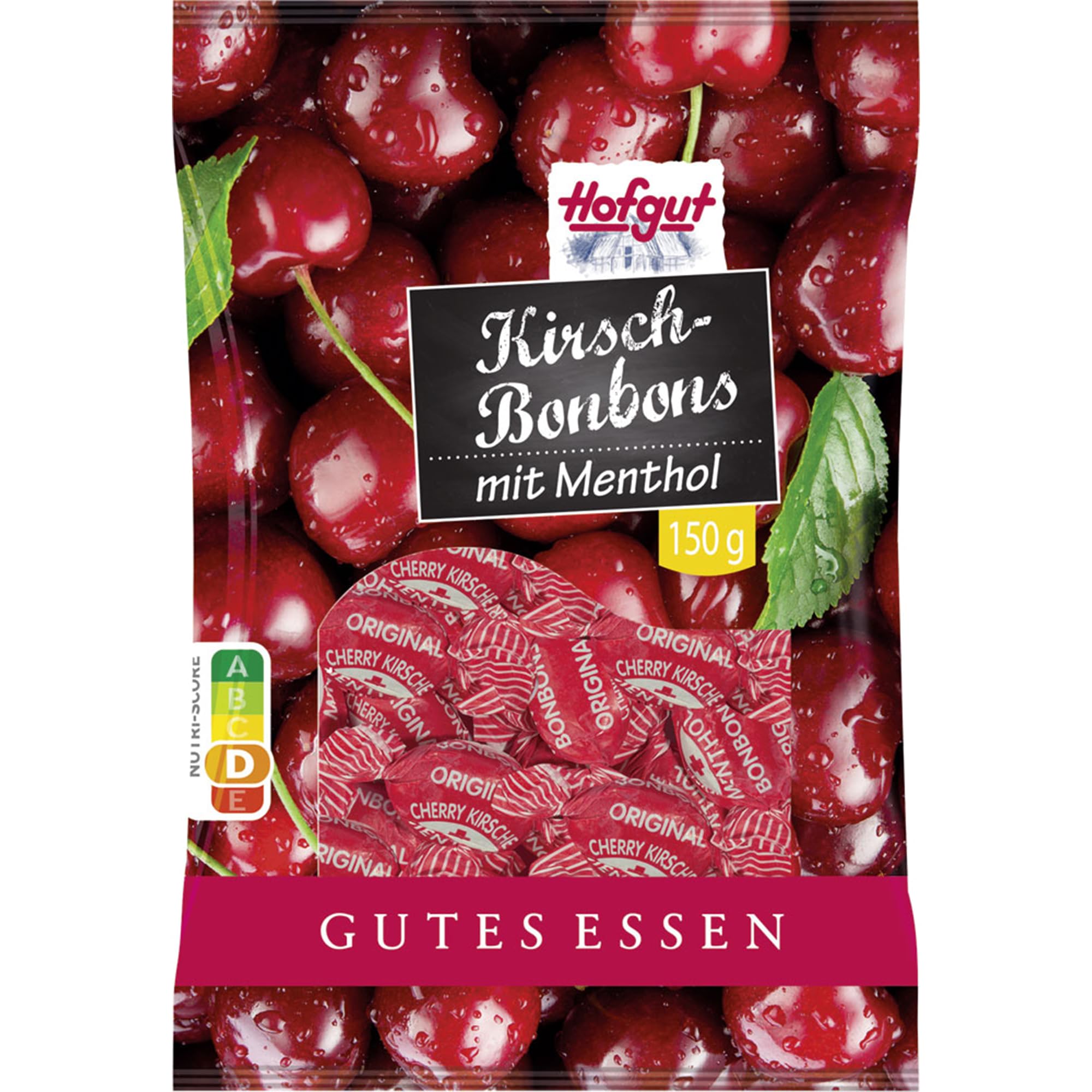 usy Bundle für Hofgut Kirschbonbons VPE (40x150g Beutel) + usy Block