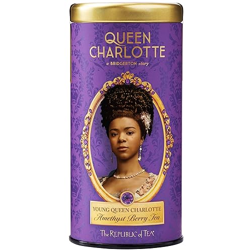 Miniatura 7 de The Republic of Tea - Young Lady Danbury Topaz Citrus Herbal Tea, 36 bolsitas de té, té de hibisco sin cafeína inspirado en Queen Charlotte A