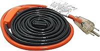 Vista 10 de Cable eléctrico calentador de tuberías Frost King HC3A, 3 pies, 120 V x 7 W, funcionamiento automático, HC6A