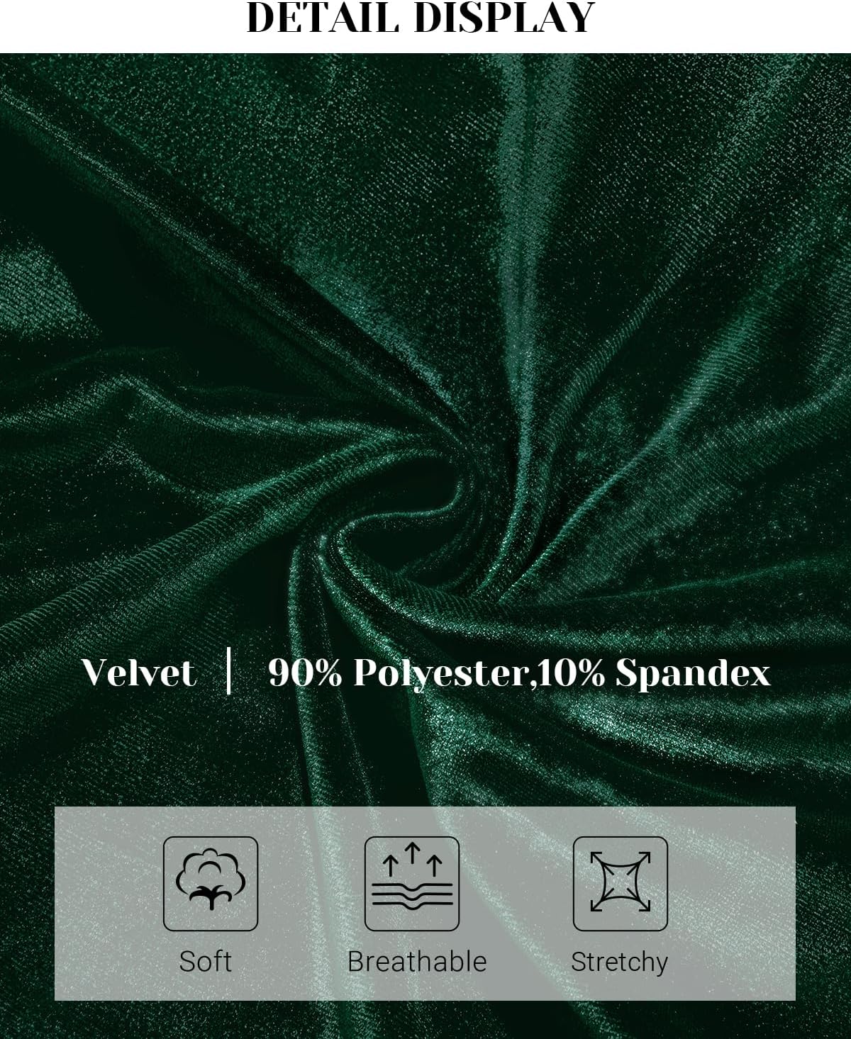 Pinup Fashion Plus Size Velvet Dress Long Sleeve Wrap V Neck Bodycon Sexy Ruched Cocktail Party Mini Dresses Women - Image 4