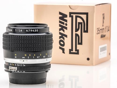 Miniatura 3 de Nikon Lente de enfoque manual Nikkor AI-S de 1.378 in f1.4 para cámaras réflex digitales Nikon