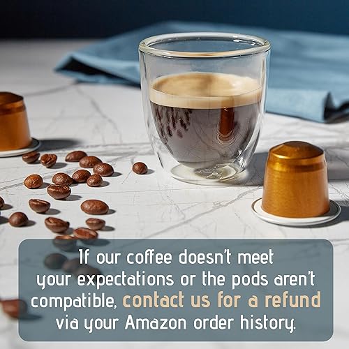 Miniatura 7 de Artuzzi Cápsulas de café Nespresso compatibles con 120 unidades para máquinas originales Nespresso Cápsulas de café Espresso Ristretto Lungo