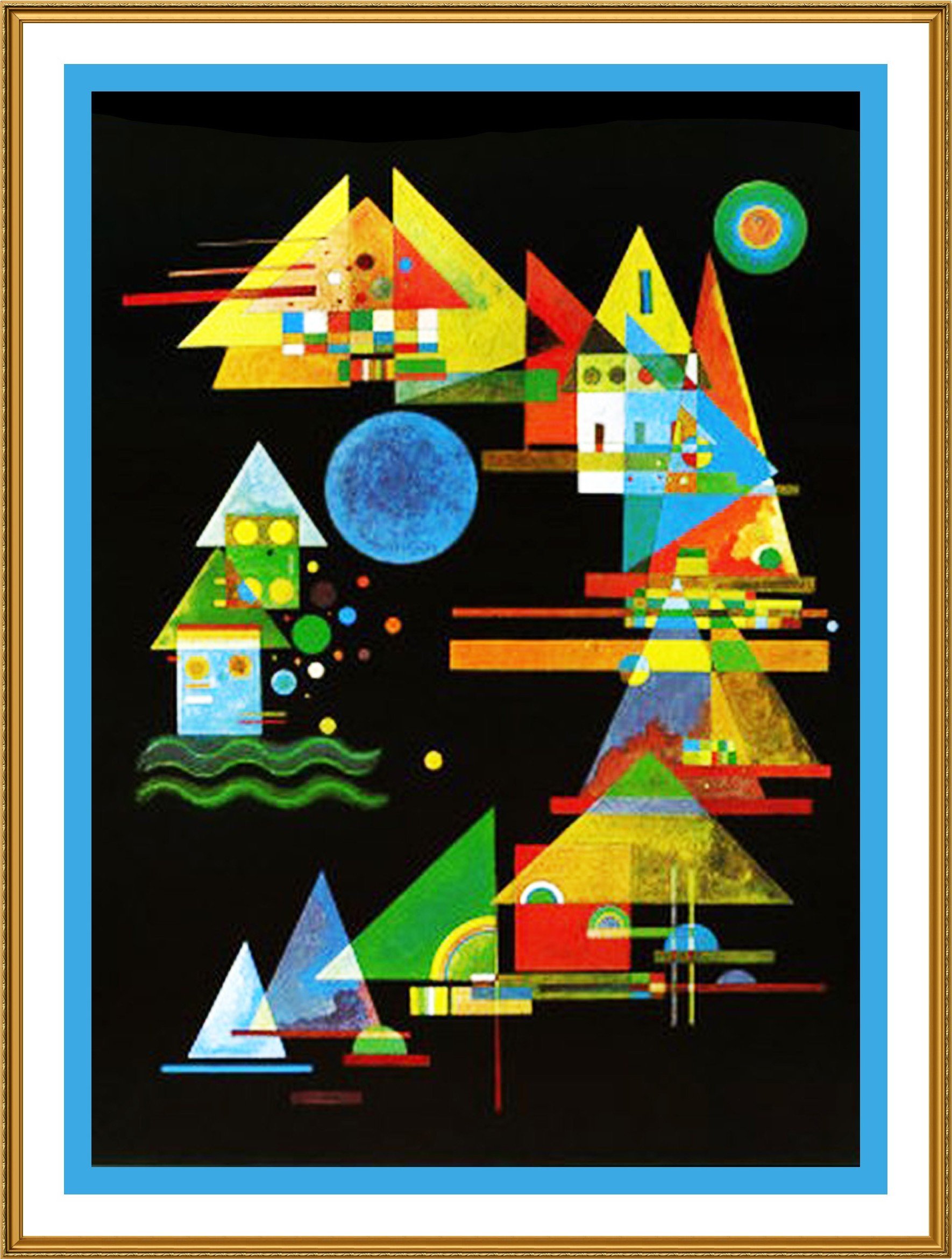 Orenco Originals Spitzen in Bogen Artist Wassily Kandinsky Counted Cross Stitch Pattern