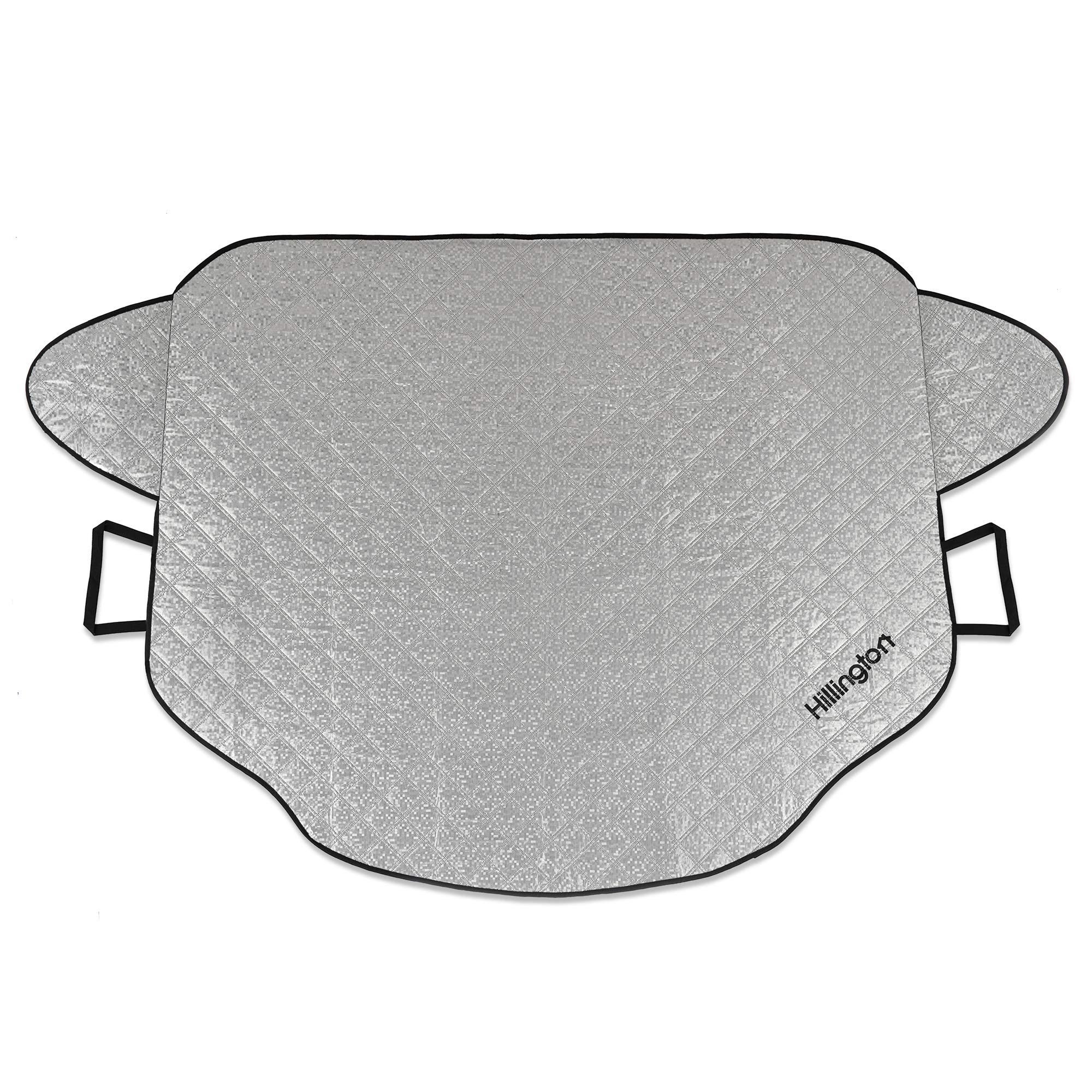 Hillington Reversible Car Windscreen Cover for Winter - Premium Frost Car Cover with Wing Mirror Covers - Car Window Cover, Ice Car Screen Cover for Ice and Snow, Windscreen Protector