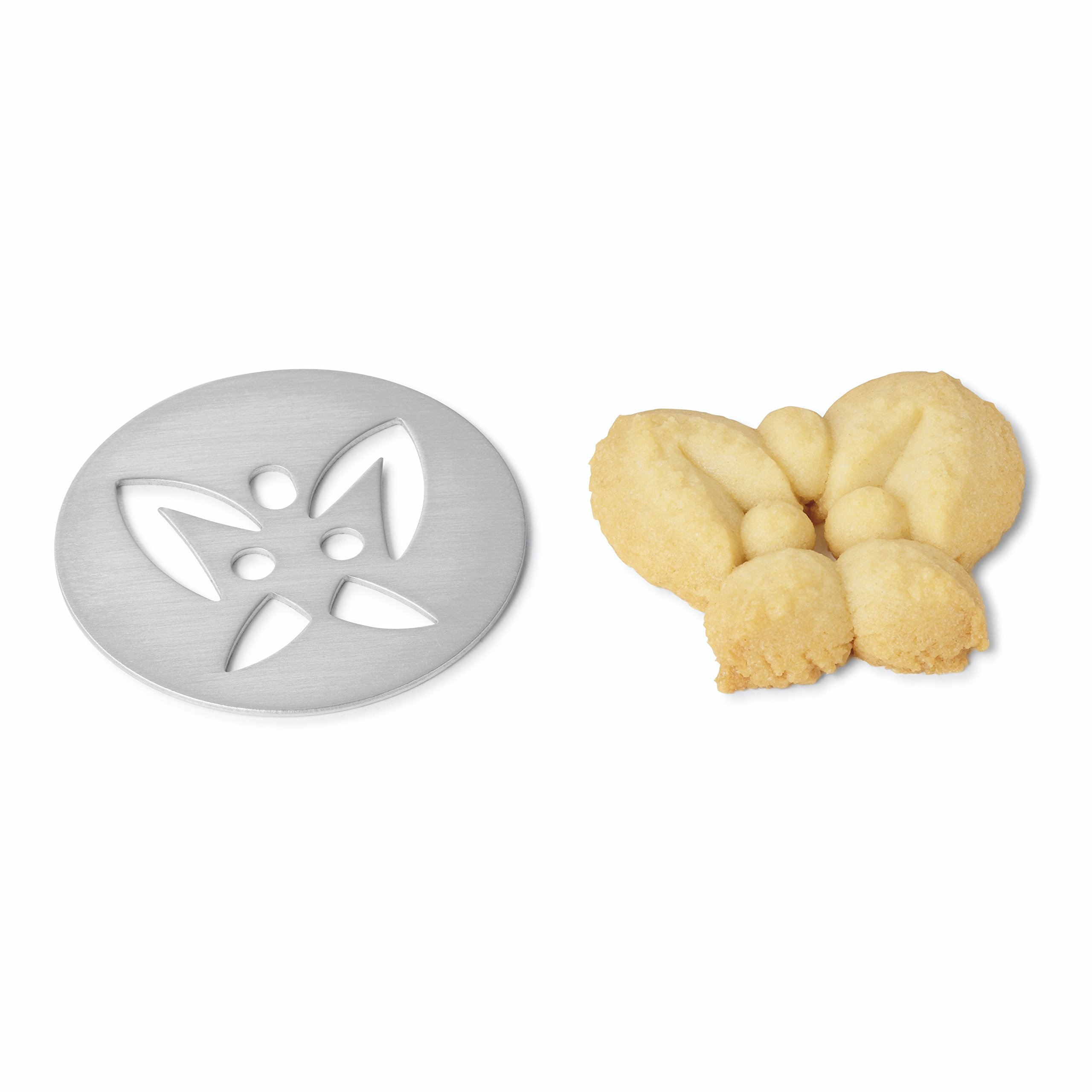 Kuhn Rikon – 2461 CLB, Pistolet pour la décoration de gâteaux et Biscuits, INCL. 14 Cotons, Douilles et étui
