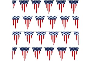 BASHOUT 100’ FT. American Flag Garland