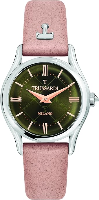 TRUSSARDI Orologio Analogico Quarzo Donna con Cinturino in Pelle  R2451127504 : Amazon.it: Orologi
