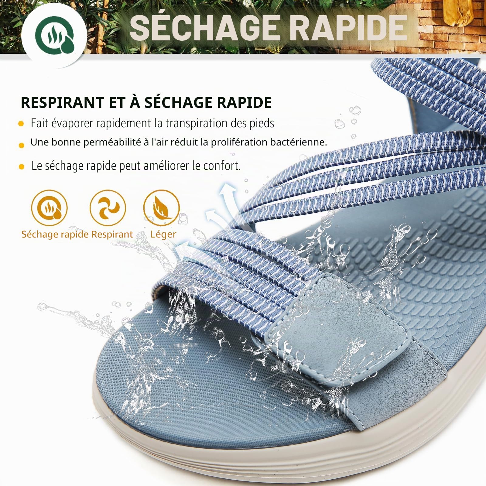 Sandales Orthopédiques Femme été Extérieur Sport Sandales 36-42EU