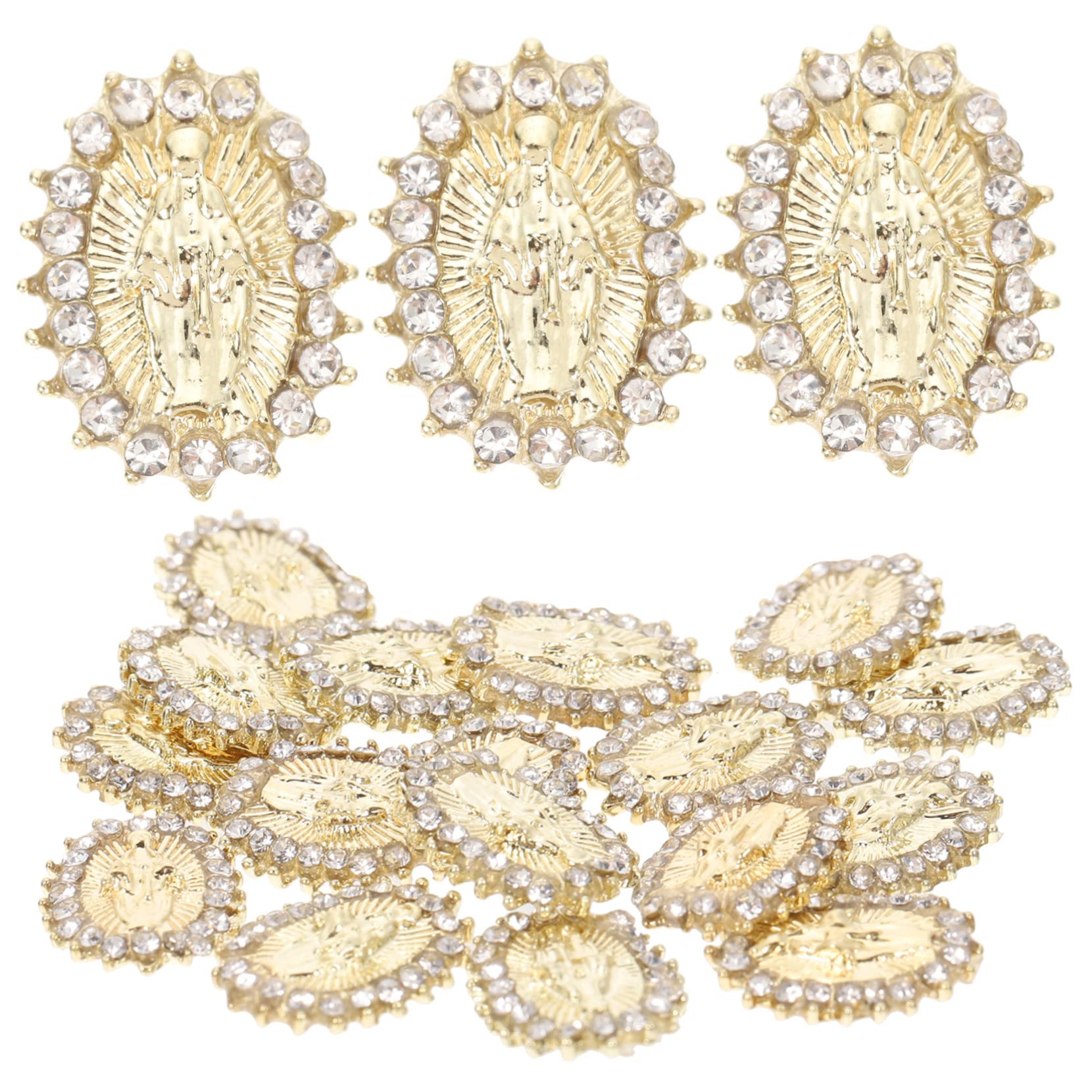 5 set Gioielli Con Diamanti Per Unghie Punte Per Unghie Ciondoli Con Strass Nail Art Adesivi Per Unghie Decorazioni Per Nail Art Manicure Accessori Per Le 20 pezzi * 5