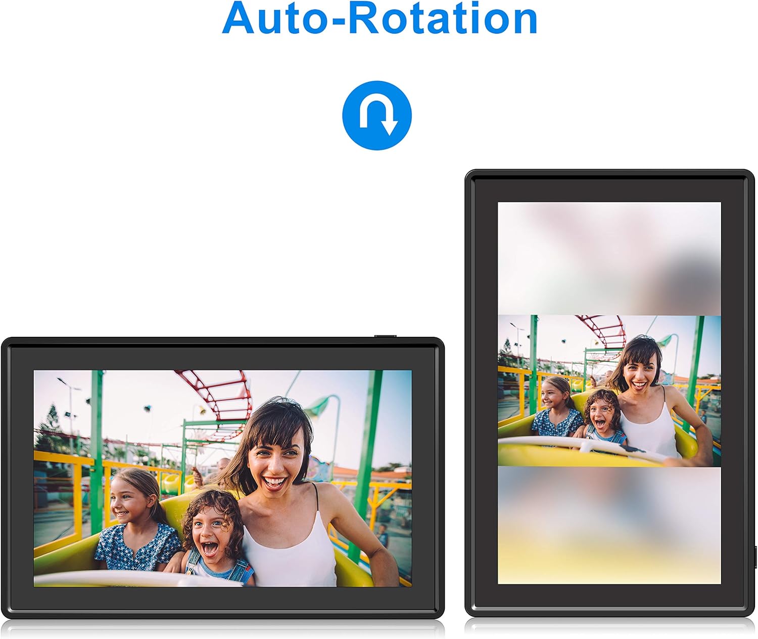 Feelcare 11.6 Inch 16GB WiFi Digital Picture Frame, 2.4GHz and 5GHz Dual Band WiFi, Touch Screen, 1920x1080 IPS LCD Panel, Send Photos or Small Videos from Anywhere(Black) : Electronics
