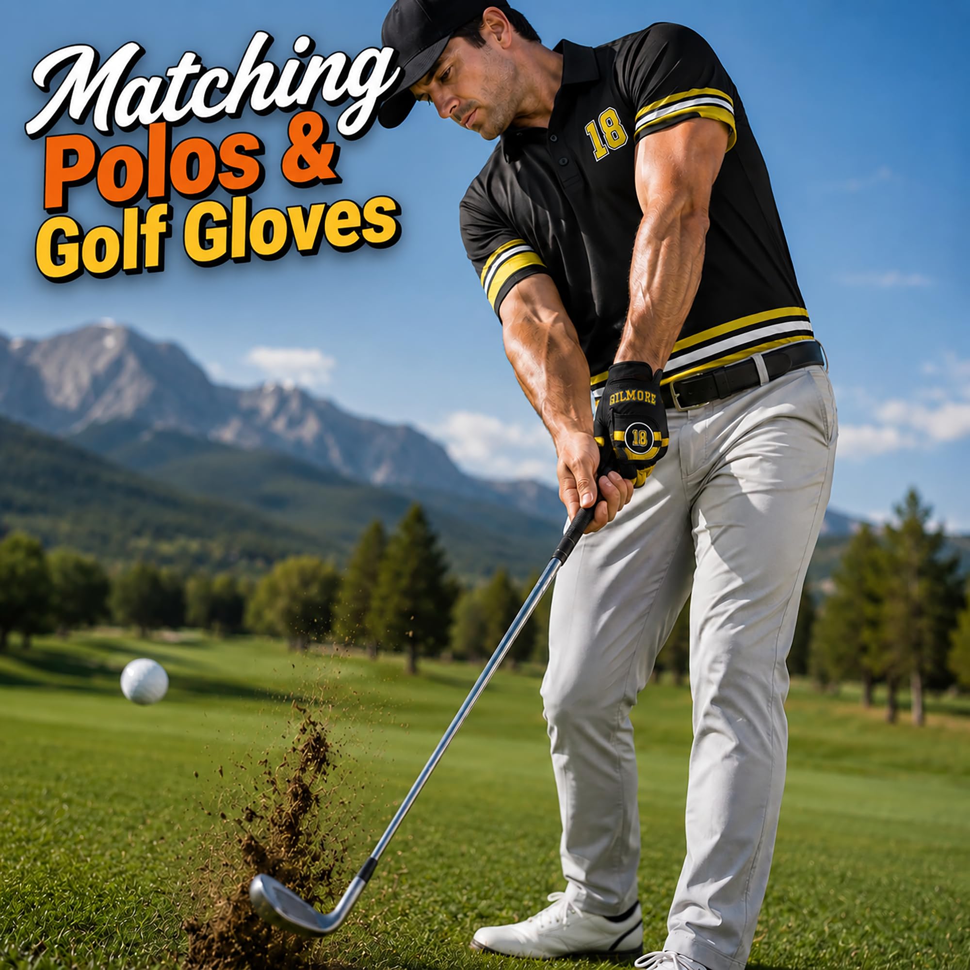 Lustiges Golf-Poloshirt für Herren, kurzärmelig, UV-Schutz, schnelltrocknend, feuchtigkeitsableitend, Stretch, verrückter Sommer, lässig, tropisch