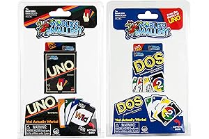 Worlds Smallest Uno & Dos Card Game Set