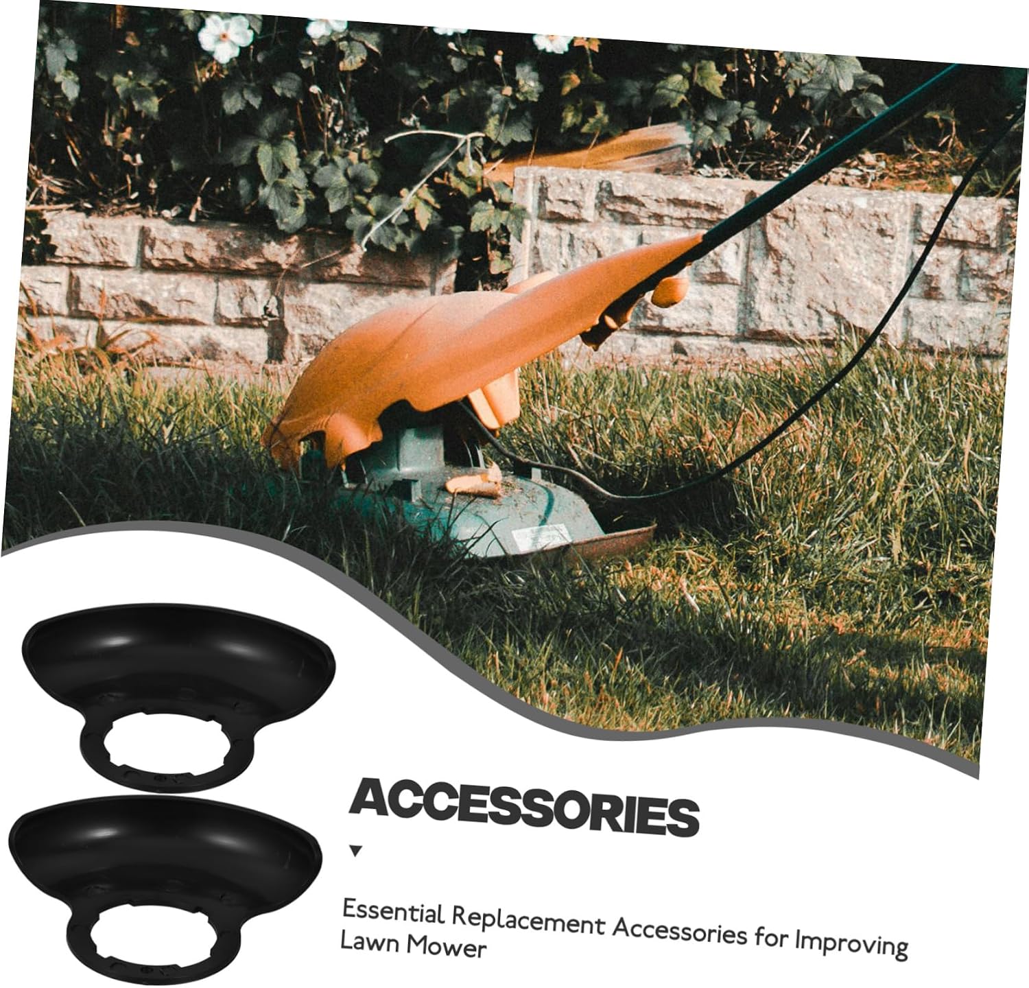 2Pcs Weather Resistant Mower Grass Deflector Shields for Lawn Mowers Durable Replacement Parts for Garden Tools Efficient Grass Trimmer Protection Cover