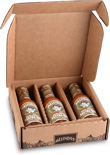 Melinda’s Original Habanero XXXtra Hot Sauce - Made with Habanero Peppers, Carrots, Onion, Vinegar & Garlic - Keto, Vegan, Gluten Free Hot Sauce - 5oz, 3 Pack