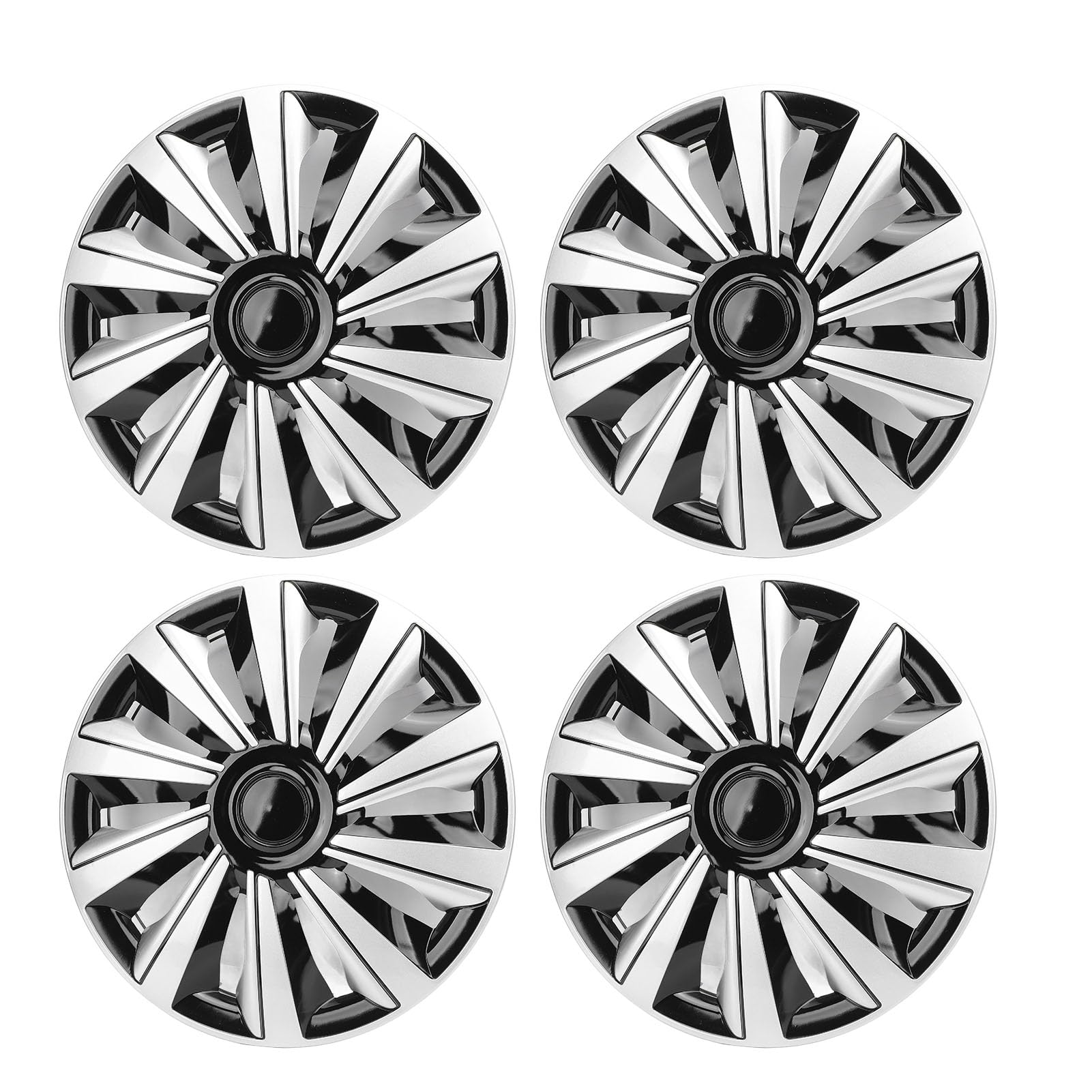 Capuchon de Jante de Roue de Voiture, 14 Pouces, élégant, Léger, Universel, Protection de Moyeu de Roue, Installation Facile pour Roues en Acier AX Felicia Sprint