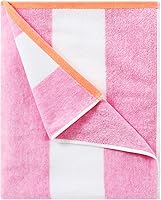 Vista 14 de Toalla de playa de algodón de gran tamaño - Toalla de piscina grande de 70 x 35 pulgadas, toalla de cabana de natación de secado rápido a rayas