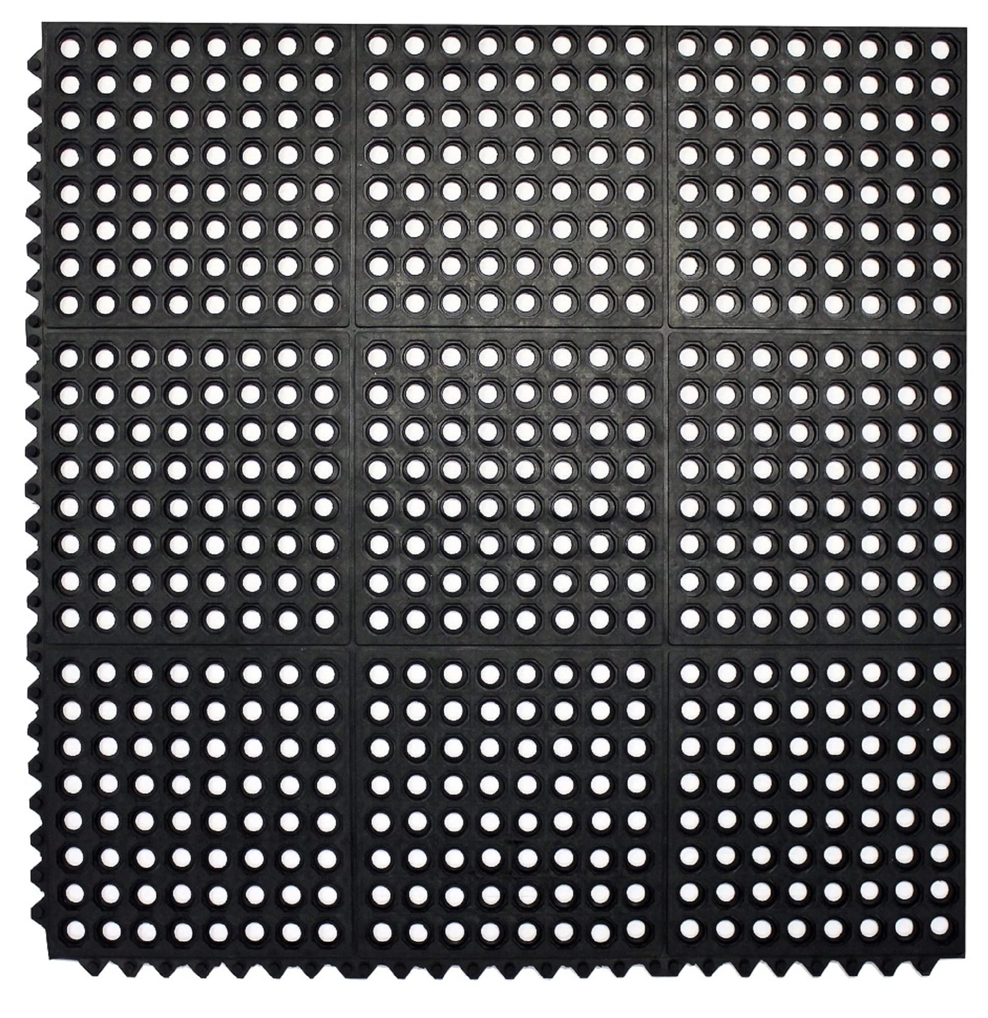 Envelor Interlocking Rubber Floor Tiles 4 Pack, Anti Fatigue, 3 x 3 ft — Amazon image 9