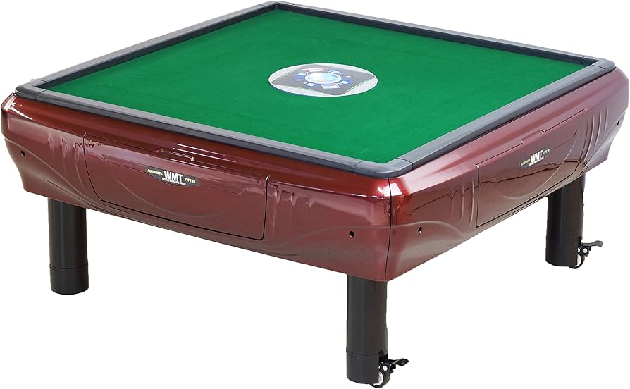 Amazon.co.jp: WMT 全自動麻雀卓 P28 静音タイプ 座卓式 レッド