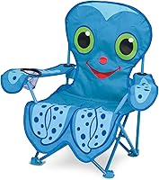 Vista 1 de Melissa & Doug Sunny Patch Flex Octopus - Silla de playa plegable para niños (embalaje sin frustraciones)