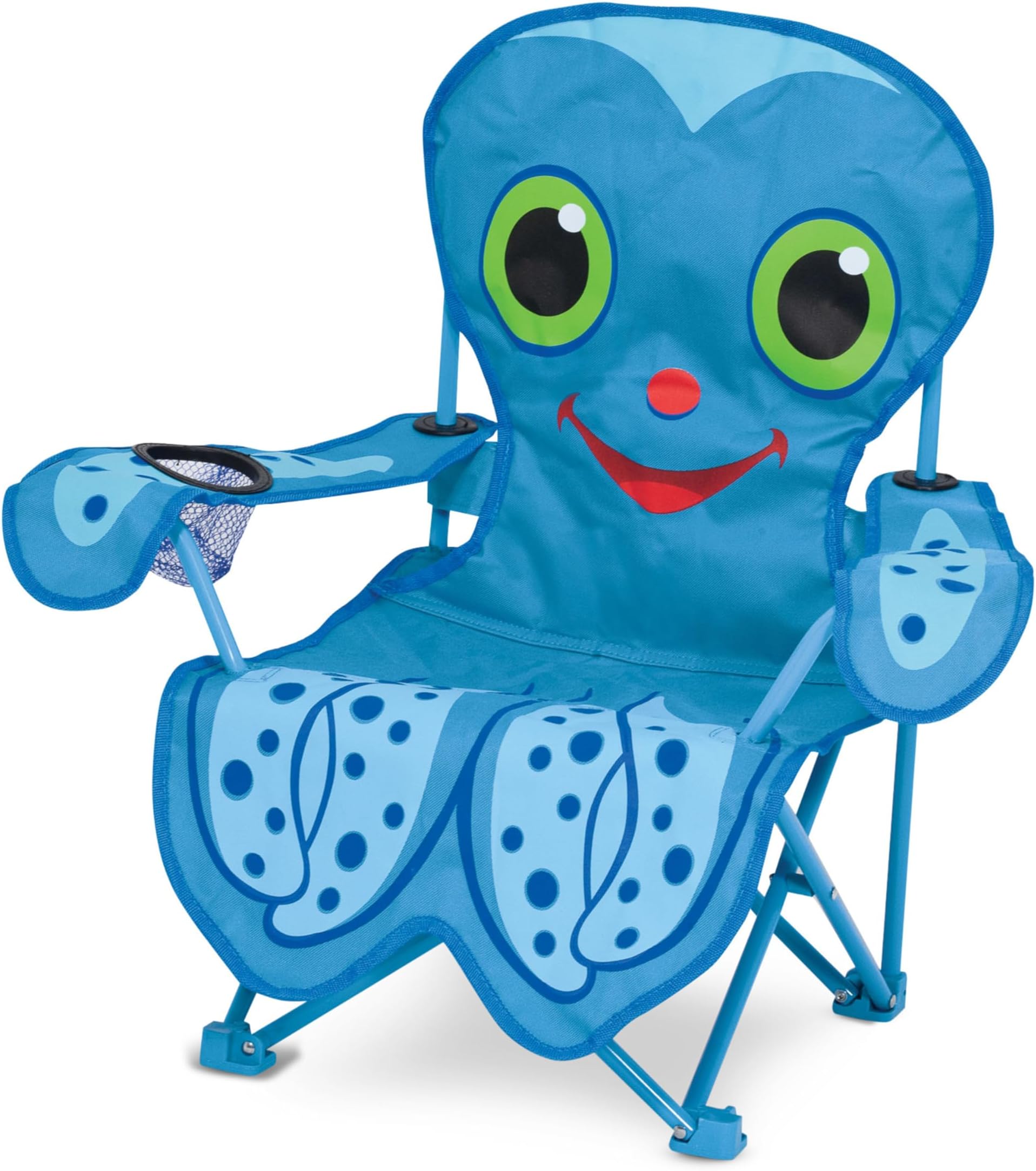 Melissa & Doug Sunny Patch Flex Octopus Folding Beach Chair For Kids (Frustration-Free Packaging)