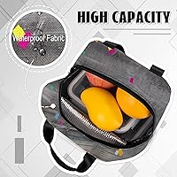 Vista 7 de Bolsa de almuerzo para mujeres afroamericanas, reutilizable, con aislamiento mágico, portátil, para viajes, senderismo, trabajo, regalos