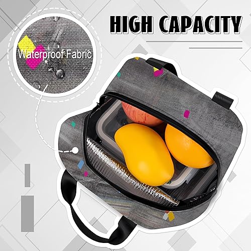 Miniatura 7 de Bolsa de almuerzo para mujeres afroamericanas, reutilizable, con aislamiento mágico, portátil, para viajes, senderismo, trabajo, regalos