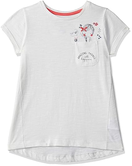 Mothercare Girls Animal Print Regular Fit T-Shirt