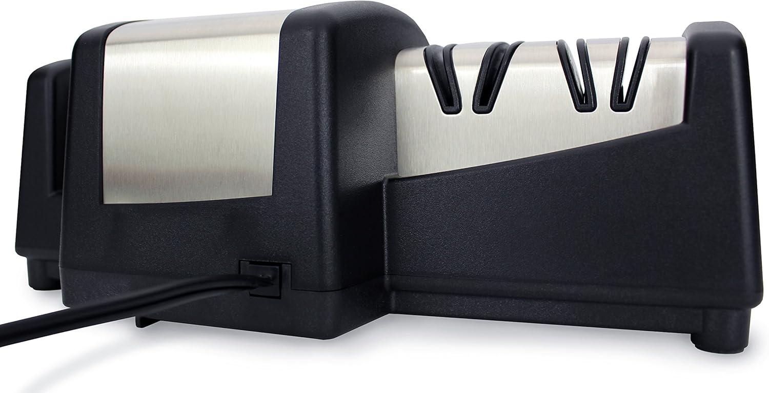 Black Friday - 80% OFF Chef’sChoice 290 Knife Sharpeners AngleSelect Hybrid 15 and 20-Degree Diamond Hone, 3-Stage, Black