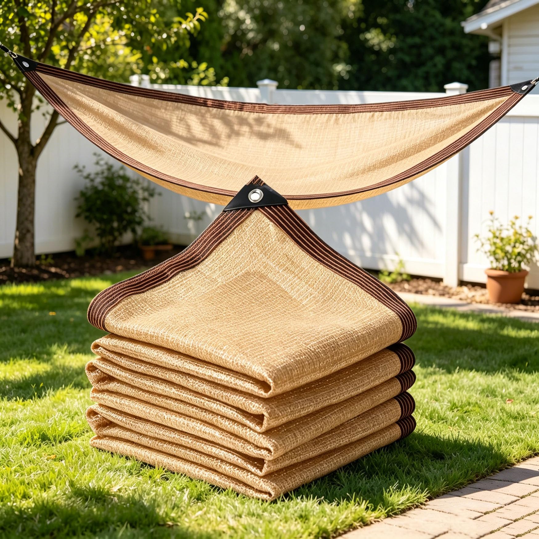 Filet d'ombrage résistant aux UV bloquant les rayons du soleil pour patio