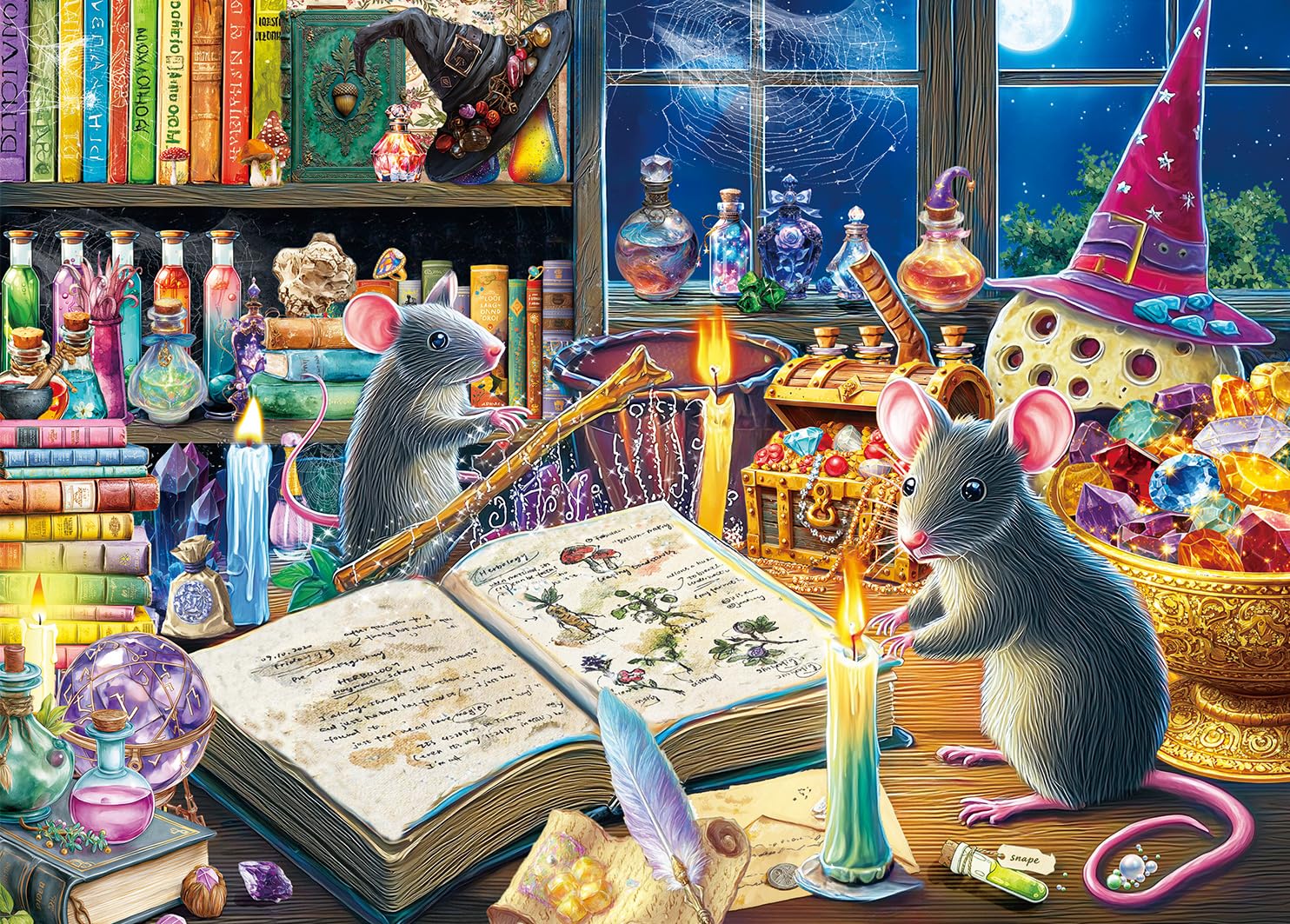 Puzzles 500 Pieces for Adults jigsaw puzzles for adults 500 Piece Puzzle Classic Educational Games Beautiful Decoration Puzzle for Women Gifts for Men-Magic Laboratory