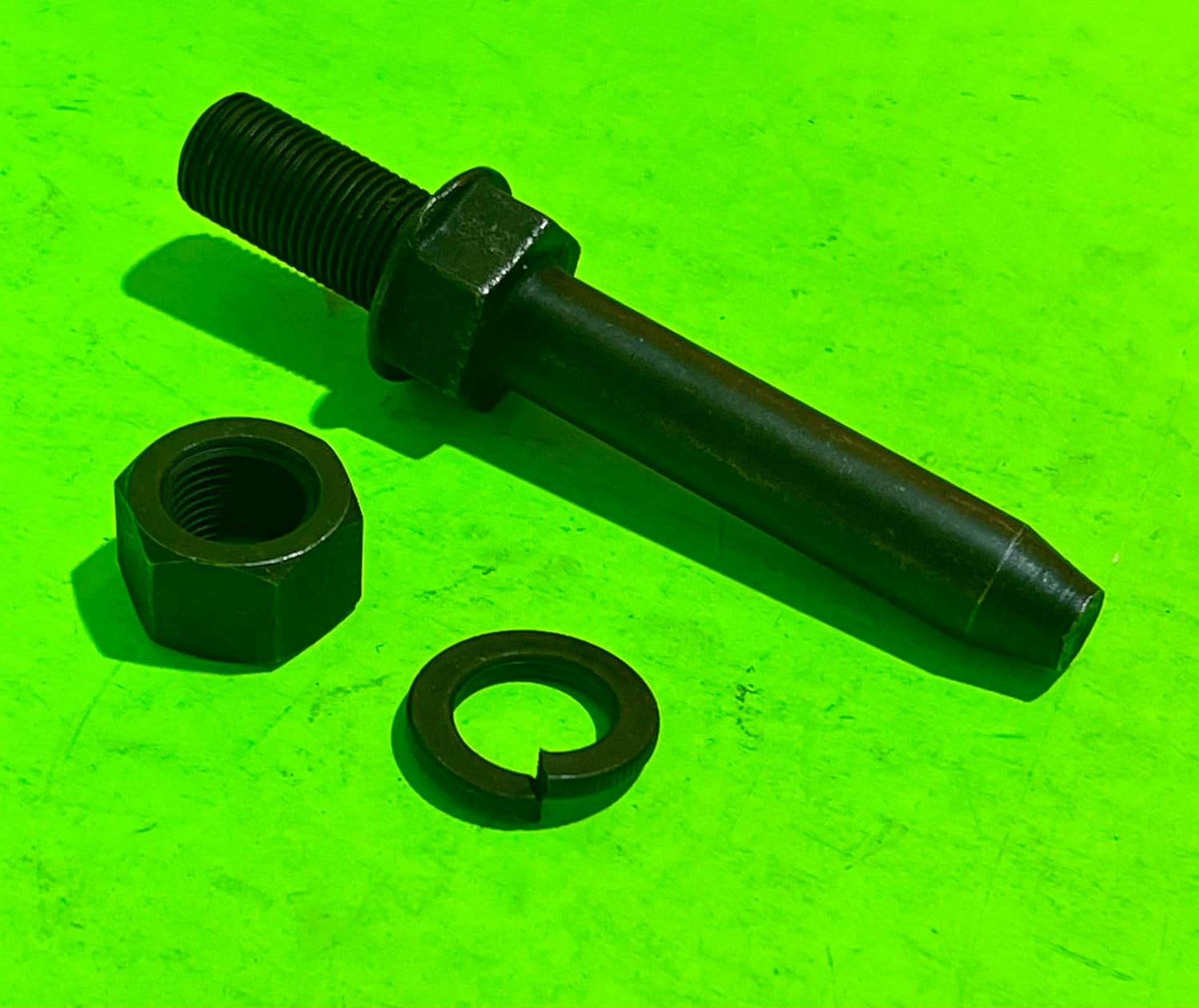 (10 Pack Replacement Compatible with Grasshopper 100065 Compatible with Aero Vator AE101 AE50-058 AE10 Solid Tines with Lock Washers and Nuts