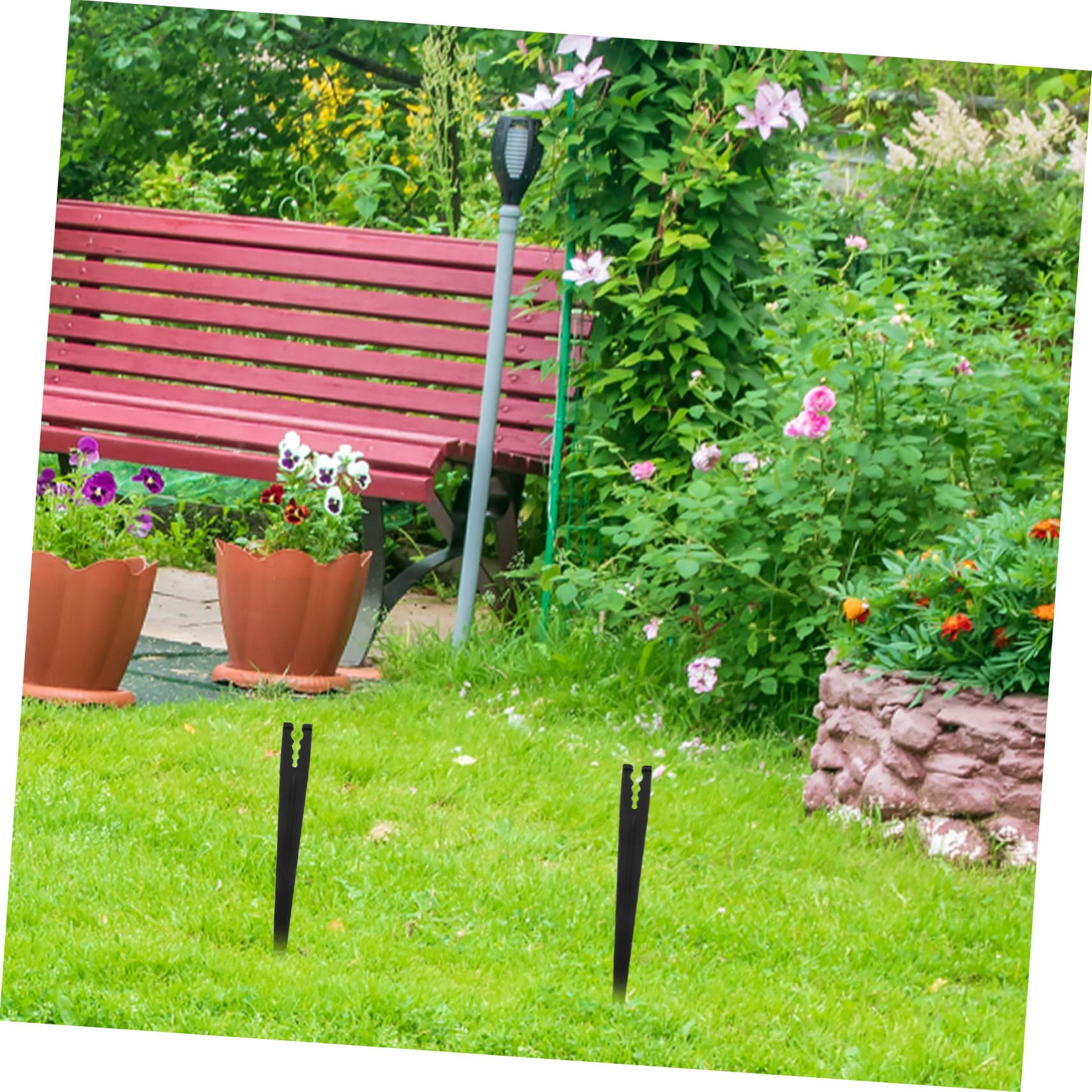 TOYANDONA 500piezas Estacas De Sujeción para Riego por Goteo De De Fijación para Jardín Accesorios De Irrigación Resistente y Instalación y Fijación