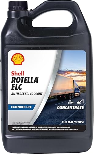 Shell Rotella ELC Extended Life - Anticongelante concentrado + refrigerante (1 galón, paquete individual)