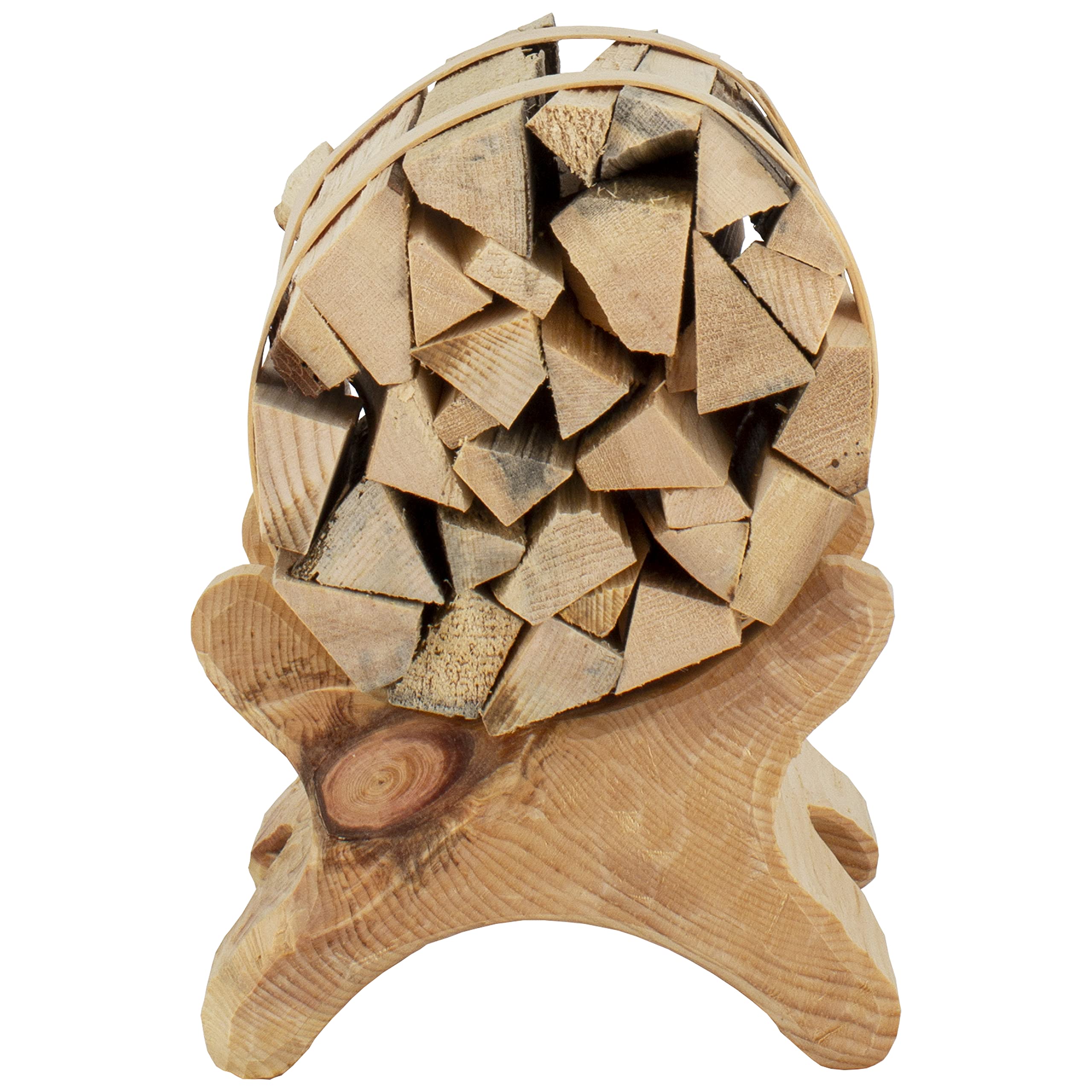 Support en bois de pin des Dolomites Fascina fait main de luxe