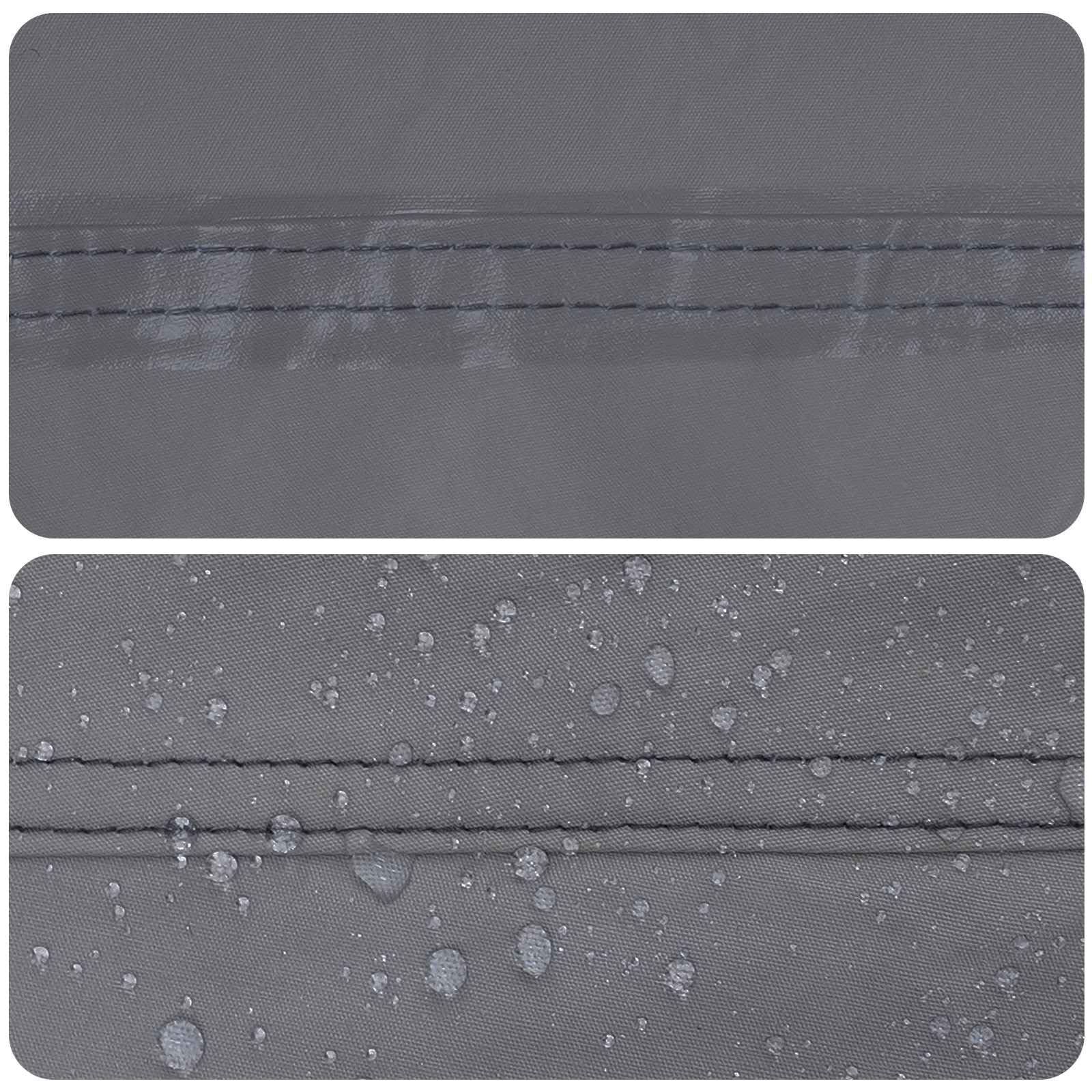 Camping-Tarp mit Netzwänden aus 185T Polyester PU, 340 x 260 x 220 cm für Camping, Wanderung, Festival, Strand, wasserdicht und UVschutz, mit Moskitonetz