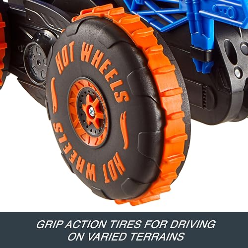 Hot Wheels Monster Trucks Tiger Shark Super Scalatore RC veicolo - 5