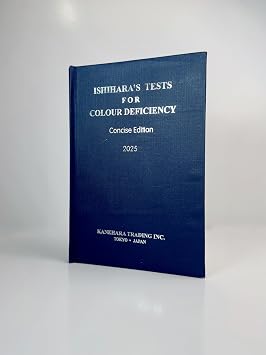 Ishihara Test Chart Books, for Color Deficiency
