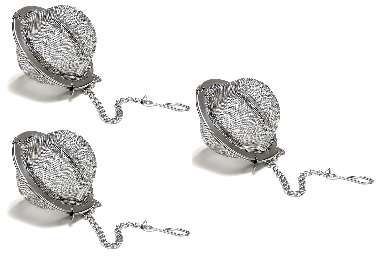 Samyal Tea Strainer Infuser Mesh Tea Balls, Stainless Steel Tea seeped