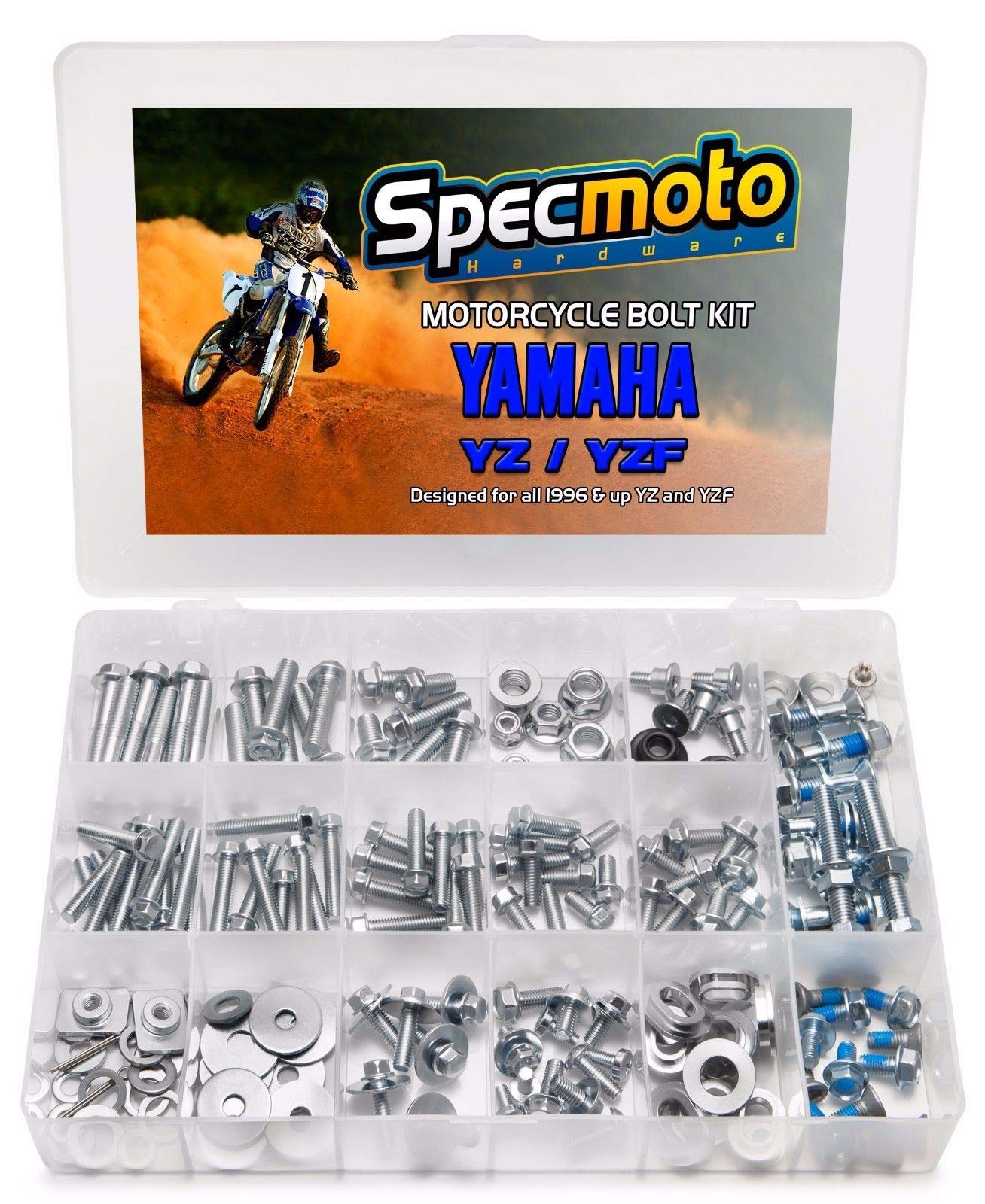 Amazon.com: Specmoto Hardware Bolt Kit Fits: Yamaha YZ/YZF Model