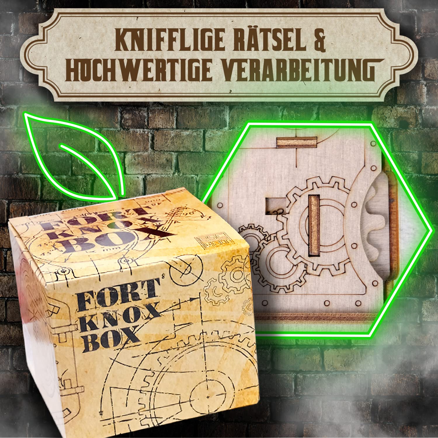 Maquette à assembler et jeu d'escape box Fort Knox Box Pro