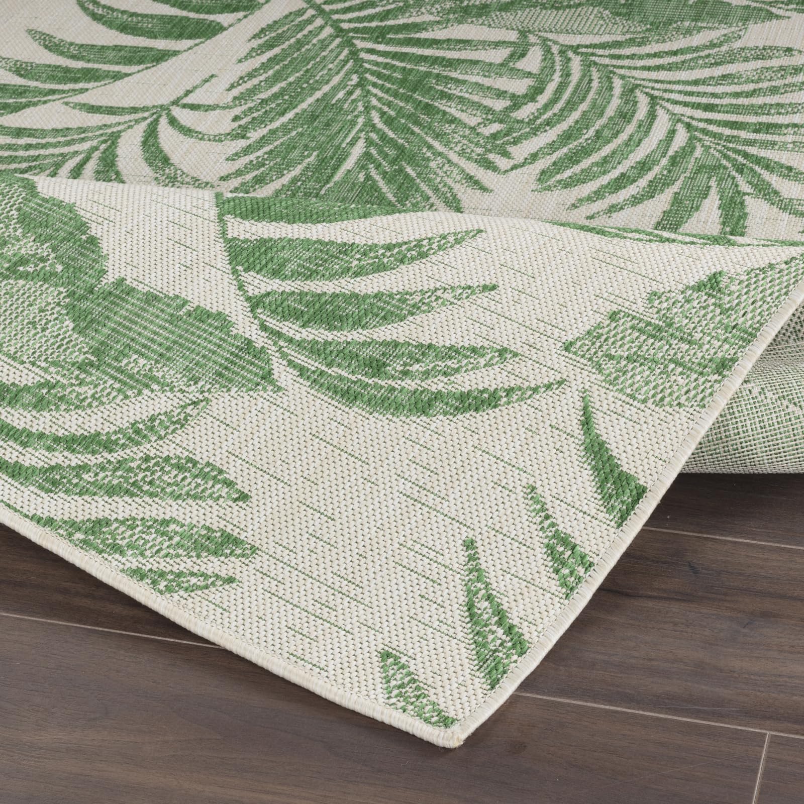 Tappeto Outdoor Livabliss Valencia 80x150cm Beige/Crema – Antimacchia, UV E Intemperie, Per Esterno E Interno