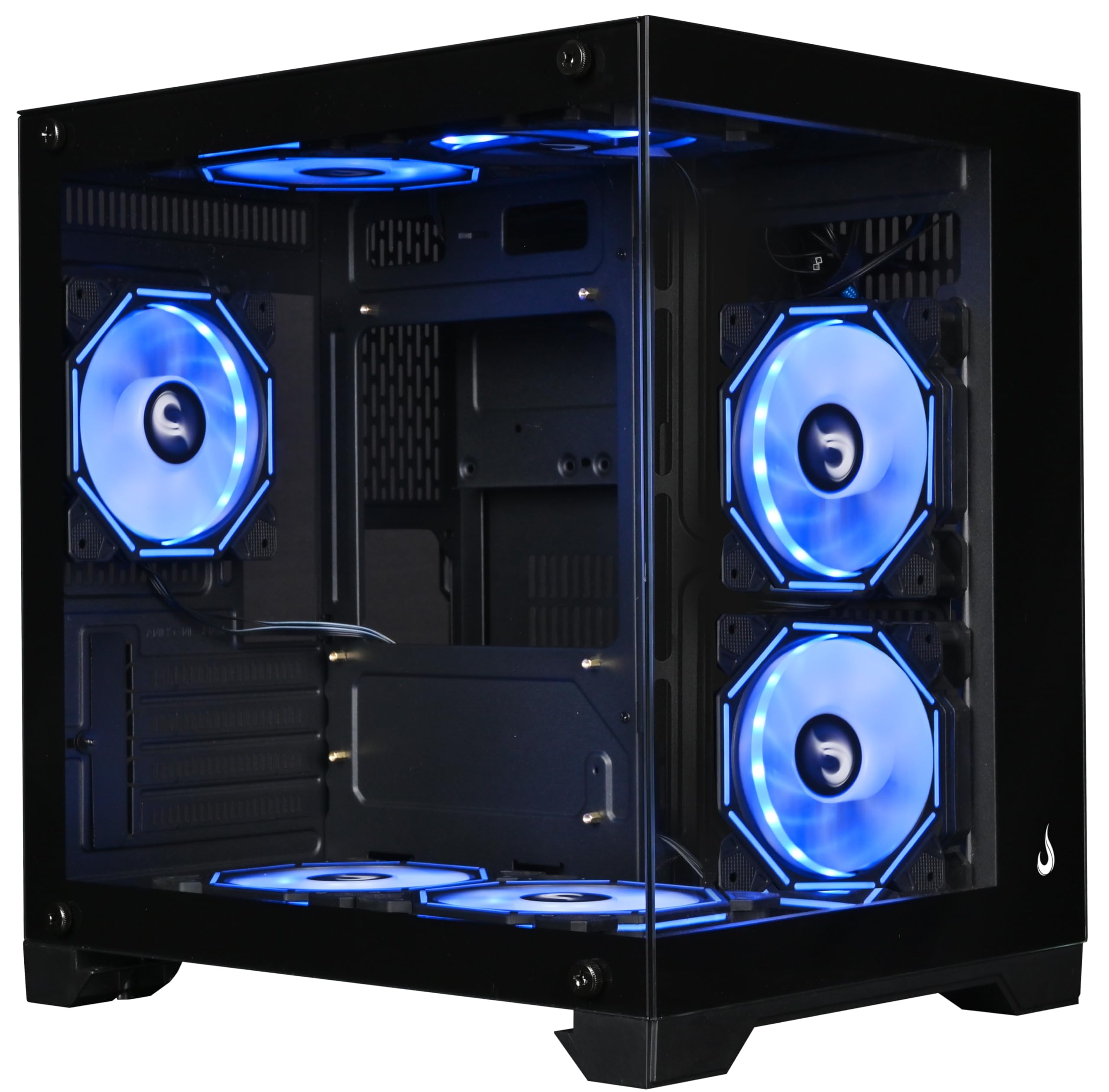 Gabinete Gamer Rise Mode Galaxy Glass M Mini S/fan, Compacto m-ATX